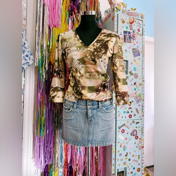 Dynamite Tops - Vintage 90s dynamite rodeo cowgirl shirt